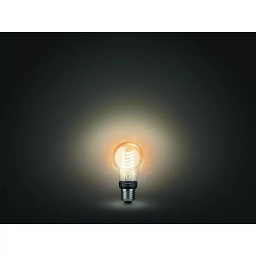 Bec LED Philips Hue White Filament E27, dimabil, alb cald, control inteligent