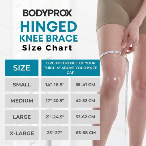 Bodyprox Összecsukható Térdrögzítő Férfiaknak és Nőknek ACL Sérüléshez
