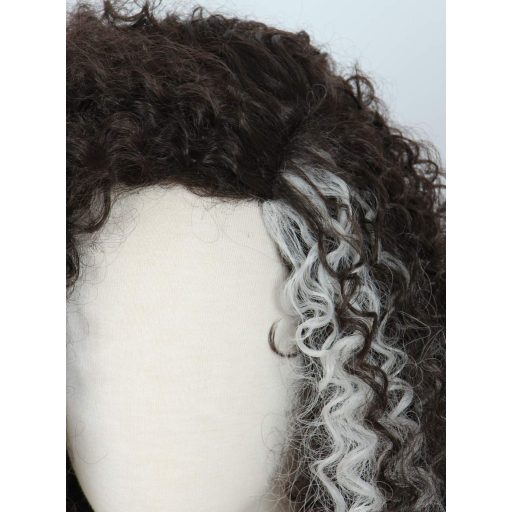 Linfairy hosszú afro göndör paróka nőknek jelmez cosplay halloween