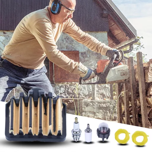 Set filtru 6 în 1 și bujie pentru motofierăstrău Poulan PP5020AV