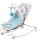 Kinderkraft FELIO elektromos babacsalád, ringató, összecsukható, vibrációs, 8 melódia, 0-18 kg, kék