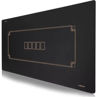   SLOWPLAY Godel Texas Holdem Poker Podloga 180x90 cm Crna Boja Šampanjca Premium Prijenosna Navlaka za Stol Vodootporna