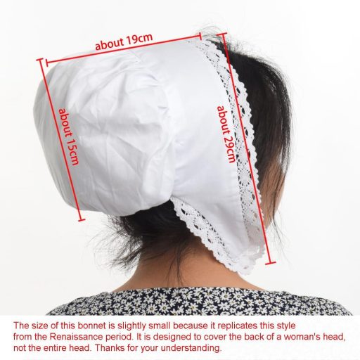 GRACEART Középkori Női Gyarmati Sapka Fejfedő