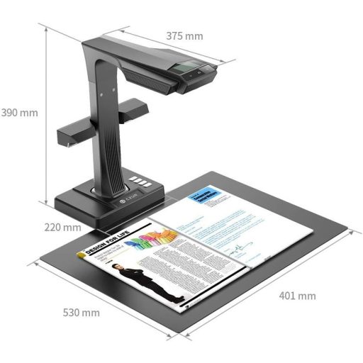 CZUR ET18 Pro Profesionalni Skener za Knjige OCR 18MP Dokument Kamera A3 sa Laserskim Poravnanjem