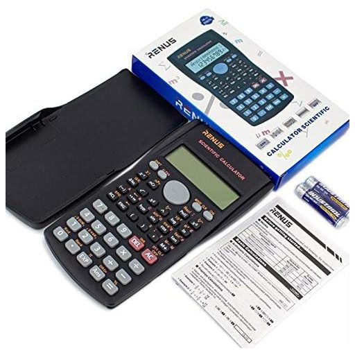 RENUS Tudományos Számológép 2 soros Diákoknak és Tanároknak
