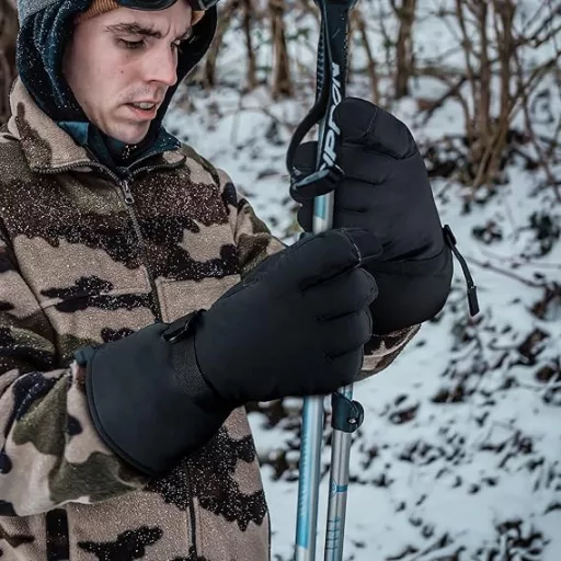 Mănuși de schi OZERO XL – Impermeabile, rezistente la vânt, călduroase pentru iarnă, pentru bărbați și femei