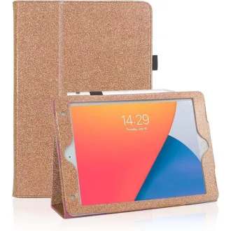   Apple iPad 9.7" Svjetlucava Roza Djevojačka Maska s Nosačem