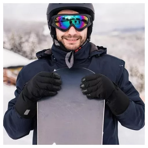 OZERO XXL Téli Síkesztyű Férfiaknak és Nőknek - Snowboard, Motorozás, Síelés - Vízálló Meleg Kézvédő