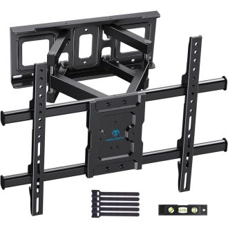   Nástenný držiak na TV PERLESMITH pre obrazovky 37-85", naklápací, otočný, do 60 kg