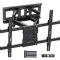 Nástenný držiak na TV PERLESMITH pre obrazovky 37-85", naklápací, otočný, do 60 kg
