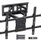 PERLESMITH TV fali tartó 37-85 colos tévéhez, dönthető forgatható, max 60kg, VESA 600x400