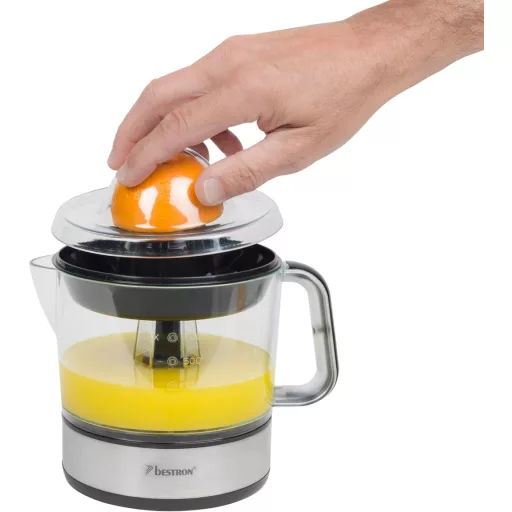 Elektrický odšťavovač Bestron ACJ350Z na citrusy 40W strieborný