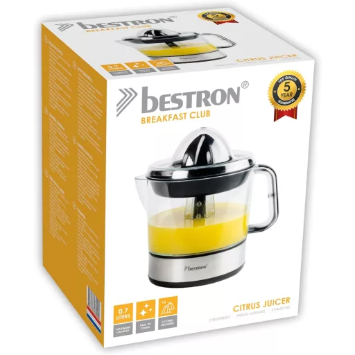 Elektrický odšťavovač Bestron ACJ350Z na citrusy 40W strieborný