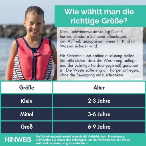 Limmys Gyerek Úszómellény Állítható Felhajtóerővel és Szállítótáskával