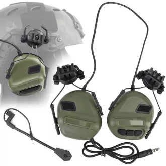   ATAIRSOFT Taktikai Headset Mikrofon Airsoft Sisak Vízálló Paintball
