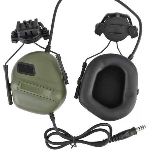 ATAIRSOFT Taktikai Headset Mikrofon Airsoft Sisak Vízálló Paintball