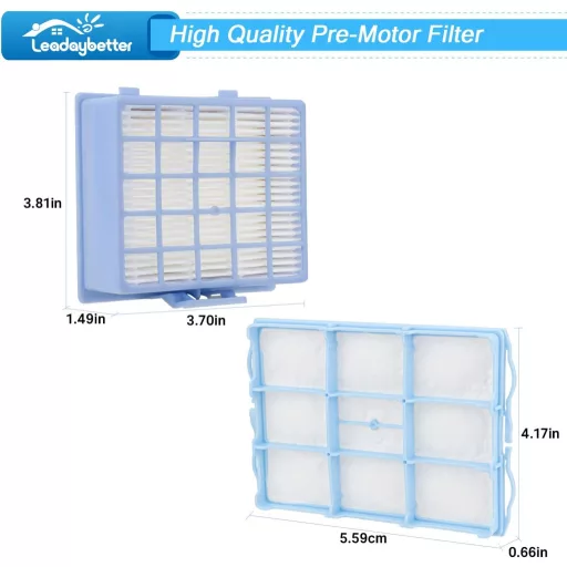 Set de filtre HEPA și motor Leadaybetter pentru aspirator Siemens VSZ31423, VSZ31455, VSZ31456, VSZ31466