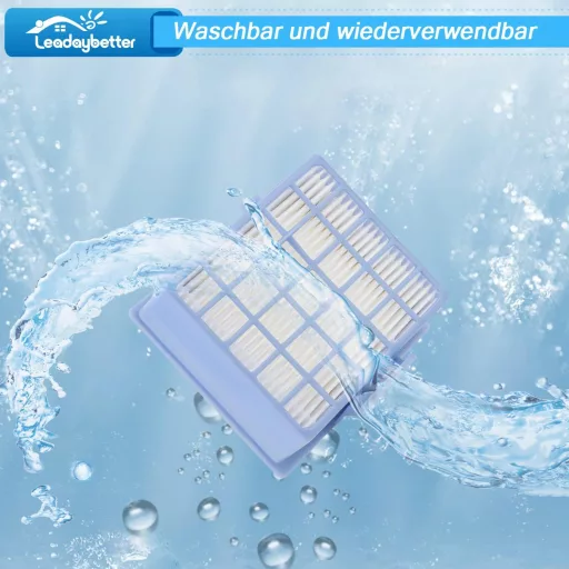 Set de filtre HEPA și motor Leadaybetter pentru aspirator Siemens VSZ31423, VSZ31455, VSZ31456, VSZ31466