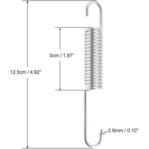 Bočný stojan Motocykel GS125/GN125 Pružinová sada - 5 ks - Sourcing Map