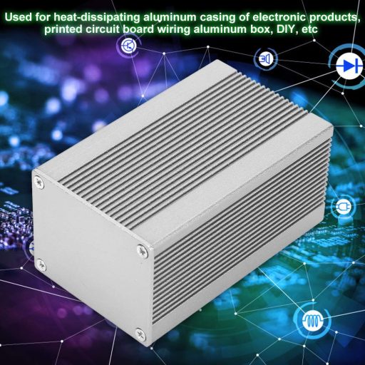 Carcasă electronică din aluminiu YWBL-WH 40x50x80mm, cutie pentru proiecte DIY