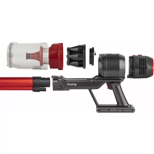 H.Koenig UPX18 PowerClean+ Aspirator de mână fără fir 220W Roșu