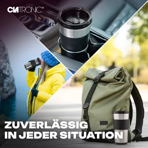 Clatronic KA 3733 egycsésze kávéfőző rozsdamentes bögre és aroma fedéllel