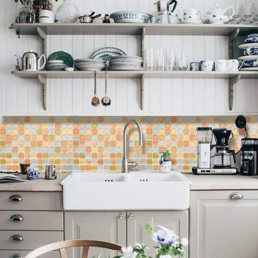 3D mozaik csempék  4db x 23x23 cm