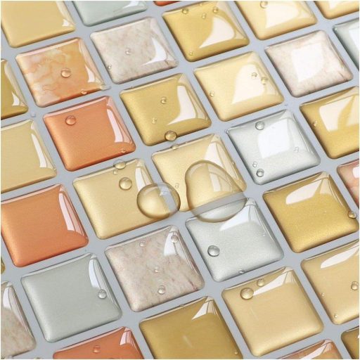 3D mozaik csempék  4db x 23x23 cm