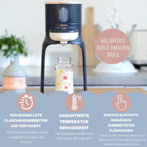 Béaba Bib'expresso Cumisüveg Készítő Gyors Egy Kézzel Működtethető Fehér