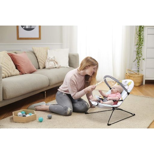 Kinderkraft SMARTFUN baba hinta játékívvel, 8 melódiával és vibrációval, hordozható