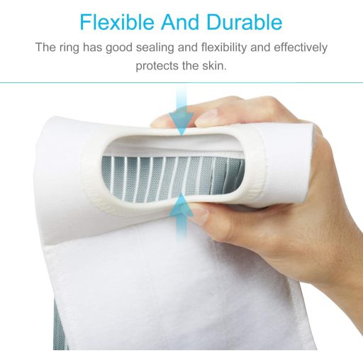 REAQER Sztóma Öv Férfiaknak és Nőknek 8 cm Átmérőjű Nyílással, Pamut Anyagból, Posztoperatív Ápoláshoz (M méret)