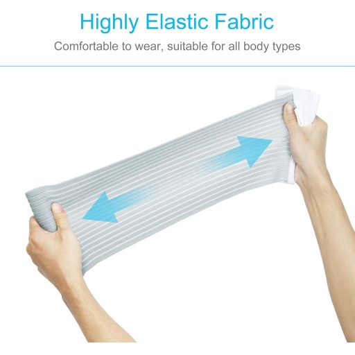 REAQER Sztóma Öv Férfiaknak és Nőknek 8 cm Átmérőjű Nyílással, Pamut Anyagból, Posztoperatív Ápoláshoz (M méret)