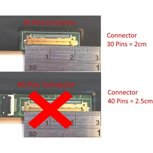 A Plus Screen 15.6" LED LCD kijelző NT156WHM-N42 matt panel 30 pin csatlakozó