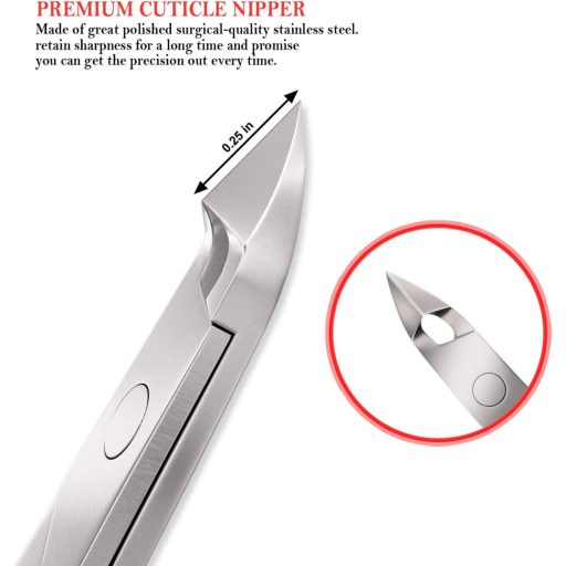 Jestilo Pensetă cuticule din oțel inoxidabil pentru manichiură pedichiură