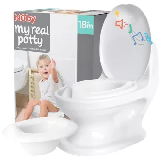   Nuby Dr. Talbot's My Real Potty - Gyerekülőke hanggal és elemekkel