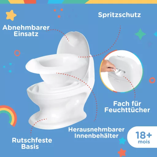 Nuby Dr. Talbot's My Real Potty - Gyerekülőke hanggal és elemekkel