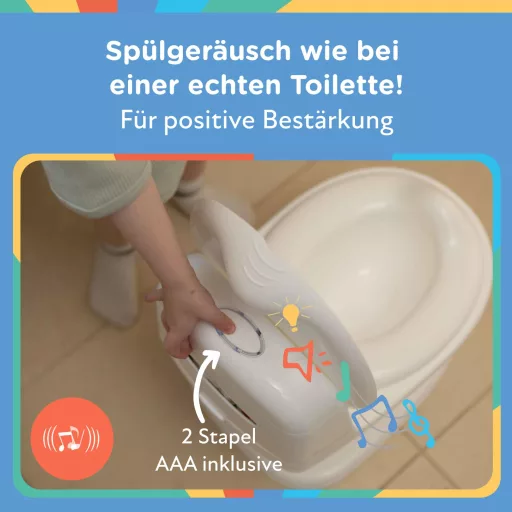 Nuby Dr. Talbot's My Real Potty - Gyerekülőke hanggal és elemekkel