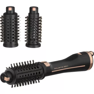   Rowenta Ultimate Experience CF9620F0 2in1 forgatható hajszárító kefe ionizáló technológiával - Black 2 Accessories