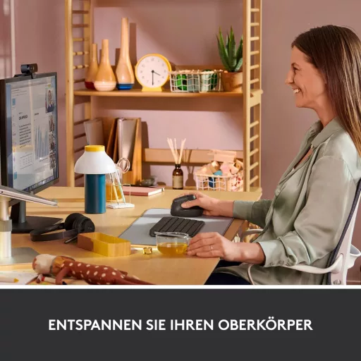 Logitech Lift ergonomikus függőleges egér, vezeték nélküli, szürke