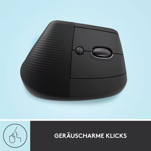 Logitech Lift ergonomikus függőleges egér, vezeték nélküli, szürke