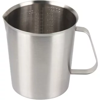   Kitchnexus rozsdamentes mérőkancsó 1 literes tejkiöntő kávéhoz