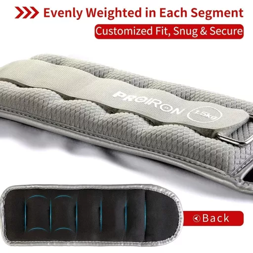 Sada závaží na zápästia a členky PROIRON 0,5 – 2 kg na cvičenie