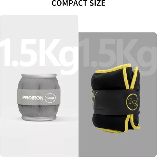 Sada závaží na zápästia a členky PROIRON 0,5 – 2 kg na cvičenie