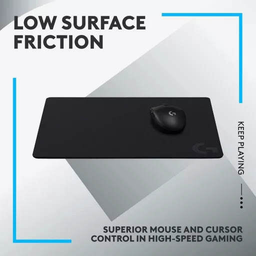 Logitech G G440 Gaming Egérpad Fekete, Alacsony Súrlódás, Csúszásmentes Gamer Mousepad
