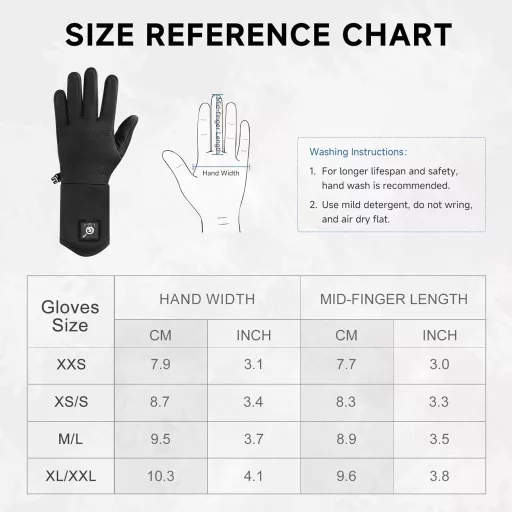 Day Wolf fűthető kesztyű 7.4V 2200mAh motorozáshoz túrázáshoz téli munka