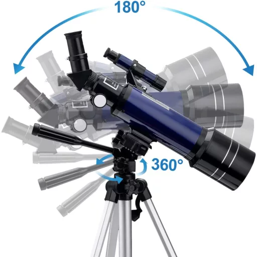 BEBANG Csillagászati Távcső 400/70mm FMC Optikával, Állvánnyal és Mobiladapterrel - Kezdőknek és Haladóknak, Hordozható Teleszkóp Szett