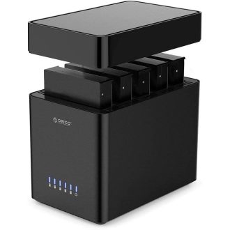   ORICO DS500U3 5 részes USB 3.0 merevlemez dokkoló állomás 3.5" SATA HDD-hez