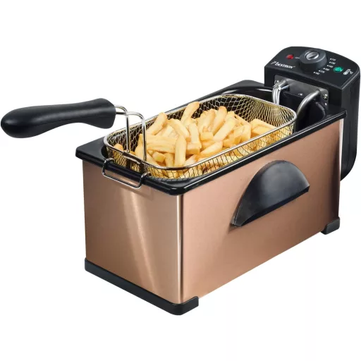 Bestron AF351 Hidegzóna Fritőz 2200W 3,5L Rozsdamentes Acél