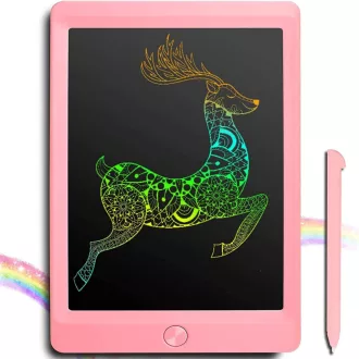   Tabletă LCD de scris pentru copii JOEAIS, 8,5 inch, roz, pentru școală și birou.