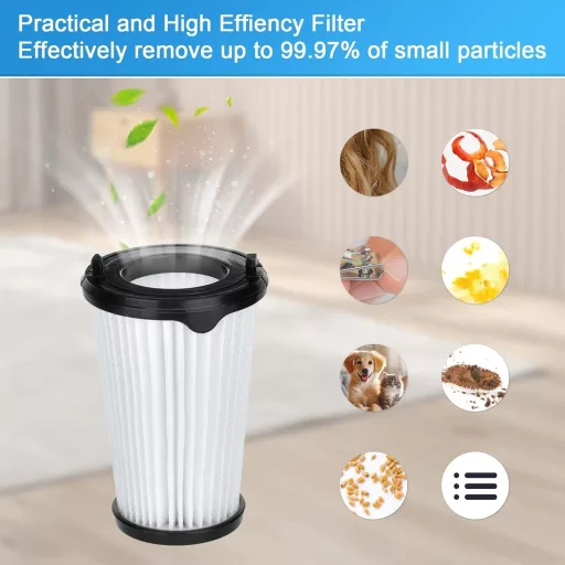 Filtru Leadaybetter CX7 pentru aspirator AEG, pachet de 4 bucăți, piesă de schimb AEF150